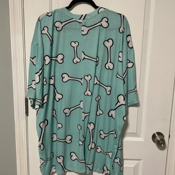 Asos oversized dress with cute bone print size US 8 - Picture 5 of 6